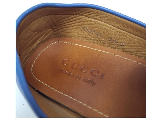 Gucci Horsebit Driving Loafer Blau - Ansicht 8