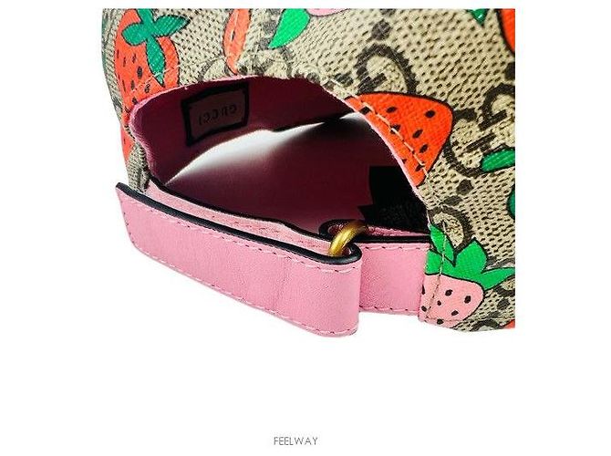 Gucci Strawberry Baseball Cap Mehrfarben - Ansicht 7