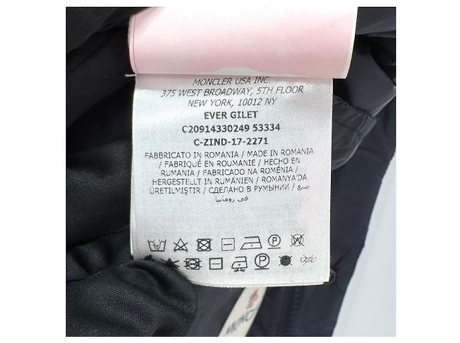 Moncler Ever Pocket Weste Blau - Ansicht 10