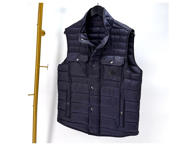 Moncler Ever Pocket Weste Blau - Ansicht 2