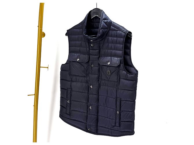Moncler Ever Pocket Weste Blau - Ansicht 3