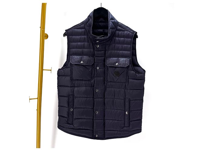 Moncler Ever Pocket Weste Blau - Ansicht 4