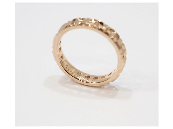 Tiffany & Co Anello stretto True in oro rosa e rosa - vista 4