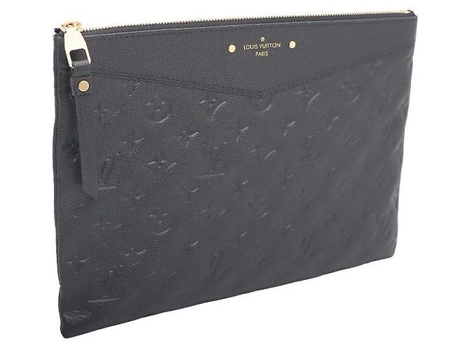Louis Vuitton Bolso de mano Monogram Empreinte Daily Negro - vista 2