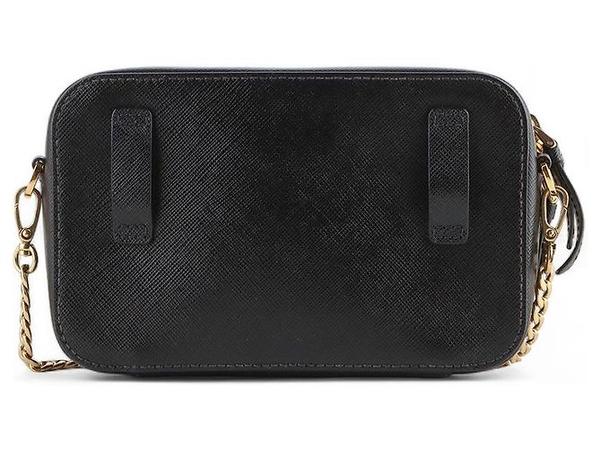 Prada Saffiano Odette Kettengürteltasche Schwarz - Ansicht 3
