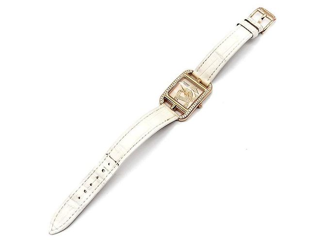 Hermès Orologio Cape Cod in oro e diamanti Rosa - vista 2