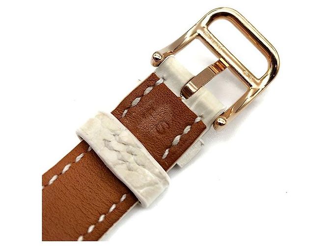 Hermès Orologio Cape Cod in oro e diamanti Rosa - vista 5