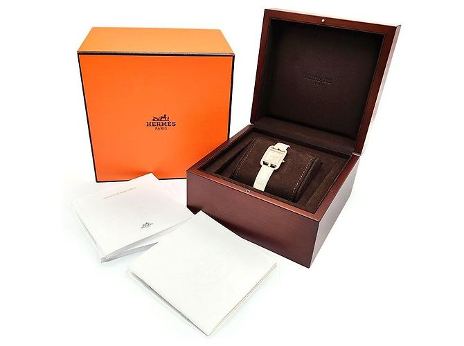 Hermès Orologio Cape Cod in oro e diamanti Rosa - vista 8