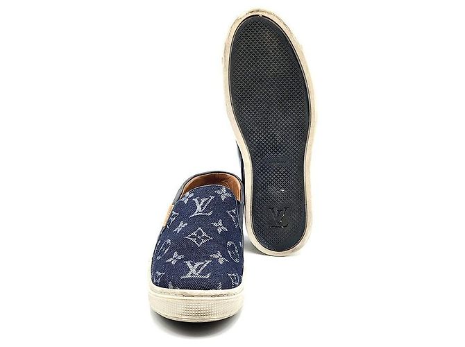 Louis Vuitton Monogram Denim Tempo Slip-On Sneaker Mehrfarben - vista 5
