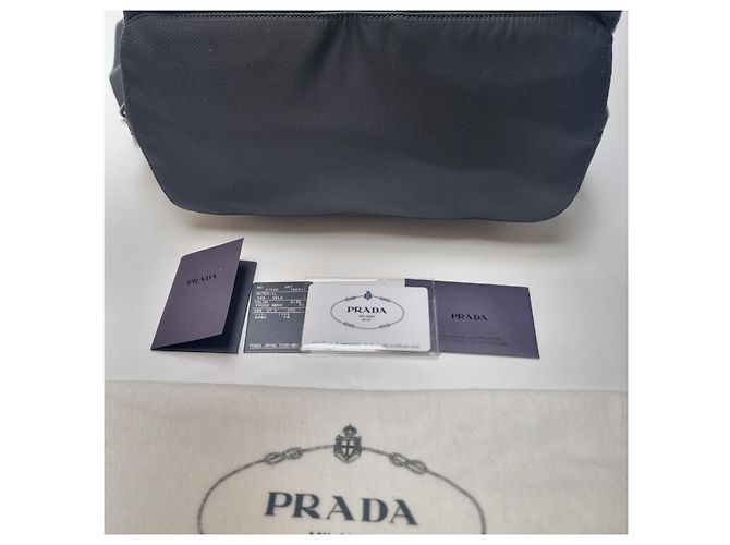 Prada Re-Nylon Rucksack mit Etui (Top Qualität, Komplettset) Schwarz - Ansicht 14