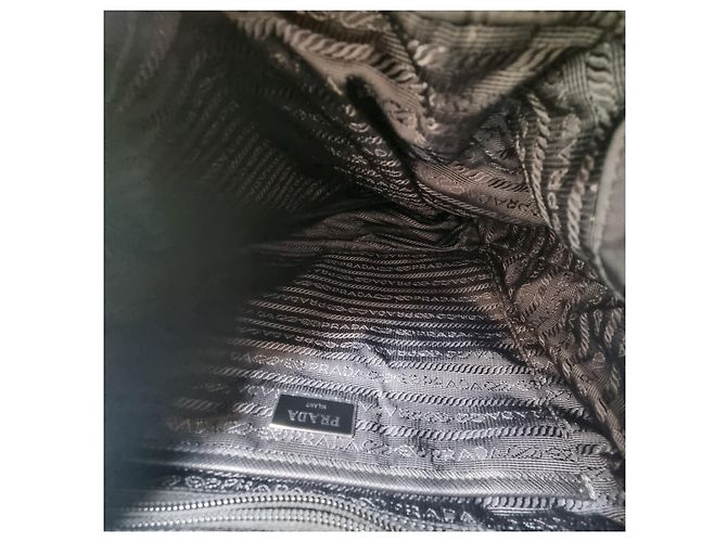 Prada Re-Nylon Rucksack mit Etui (Top Qualität, Komplettset) Schwarz - Ansicht 15