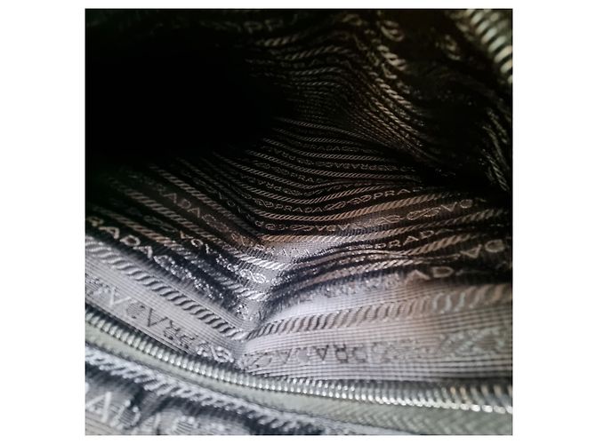 Prada Re-Nylon Rucksack mit Etui (Top Qualität, Komplettset) Schwarz - Ansicht 16