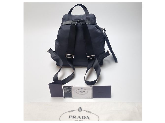 Prada Re-Nylon Rucksack mit Etui (Top Qualität, Komplettset) Schwarz - Ansicht 7