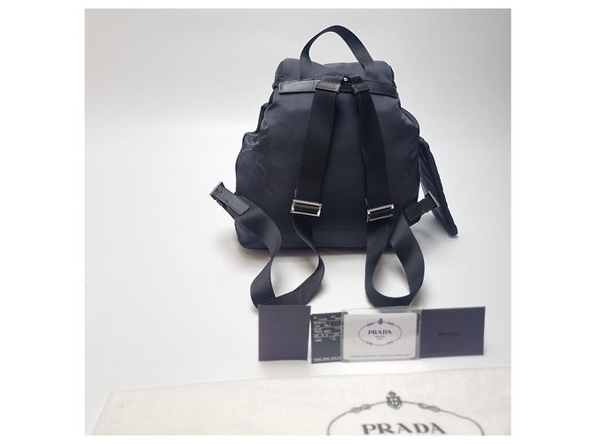 Prada Re-Nylon Rucksack mit Etui (Top Qualität, Komplettset) Schwarz - Ansicht 9