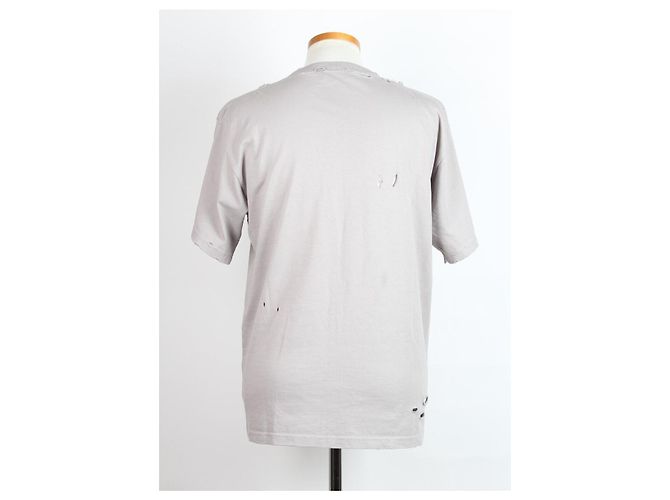 Balenciaga Vintage Jersey T-Shirt Grau Braun - Ansicht 2