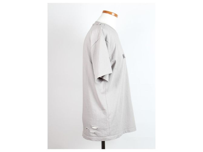 Balenciaga Vintage Jersey T-Shirt Grau Braun - Ansicht 4