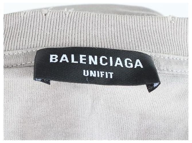 Balenciaga Vintage Jersey T-Shirt Grau Braun - Ansicht 6