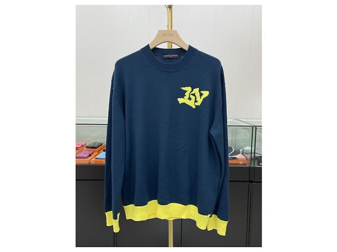 Louis Vuitton Intarsia Signature Crewneck Strickpullover Mehrfarben - Ansicht 2