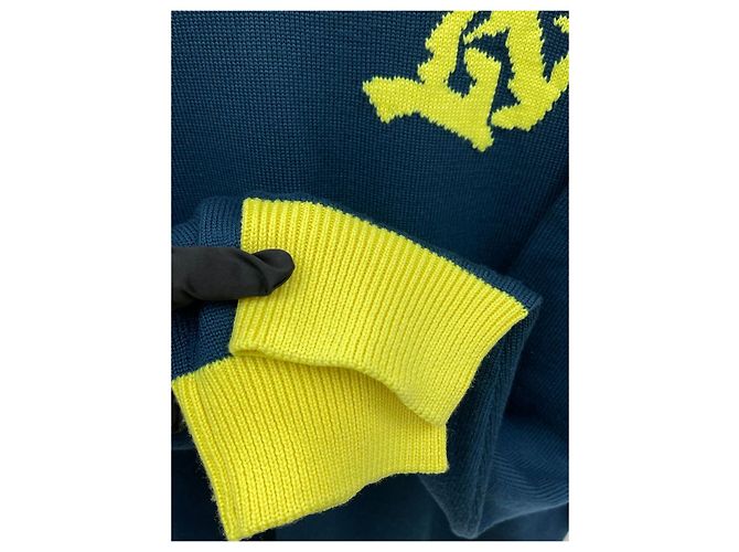 Louis Vuitton Intarsia Signature Crewneck Strickpullover Mehrfarben - Ansicht 5