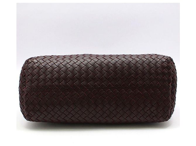 Bottega Veneta Borsa shopper a tracolla Intrecciato Burgundy media Rosso - vista 5