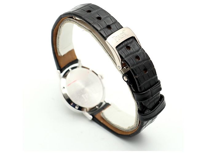 Piaget Altiplano Origin Small Damenarmbanduhr aus Weißgold und Diamanten Quarz - Ansicht 16