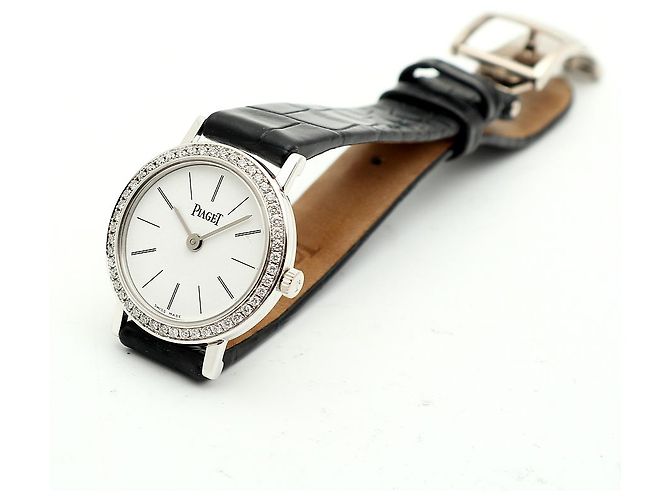 Piaget Altiplano Origin Small Damenarmbanduhr aus Weißgold und Diamanten Quarz - Ansicht 21