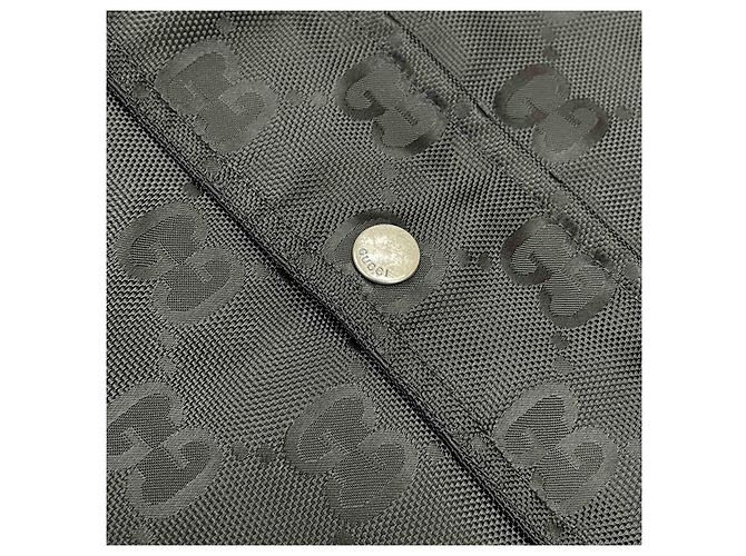 Gucci Giacca con cappuccio e zip in nylon GG Supreme Nero - vista 8