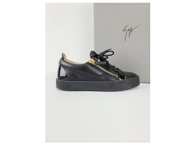 Giuseppe Zanotti Mayland Sneakers Black Gold Schwarz - Ansicht 2