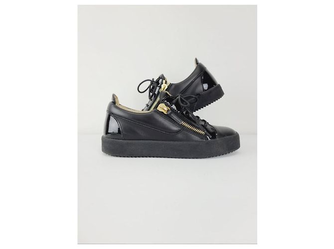 Giuseppe Zanotti Mayland Sneakers Black Gold Schwarz - Ansicht 3