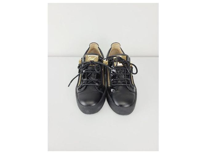 Giuseppe Zanotti Mayland Sneakers Black Gold Schwarz - Ansicht 4
