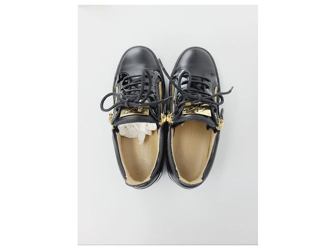 Giuseppe Zanotti Mayland Sneakers Black Gold Schwarz - Ansicht 6