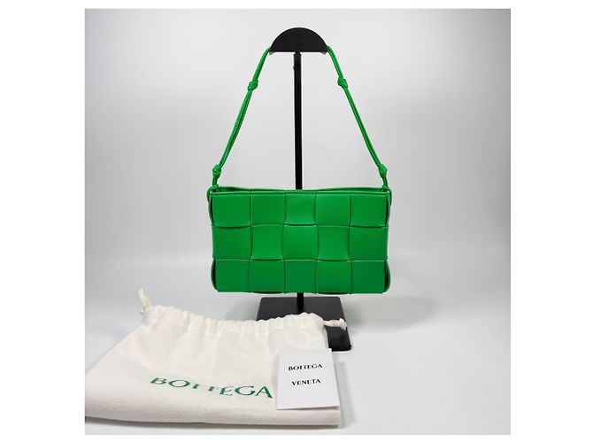 Bottega Veneta Borsa a Spalla Intrecciato Cassette Argento - vista 2