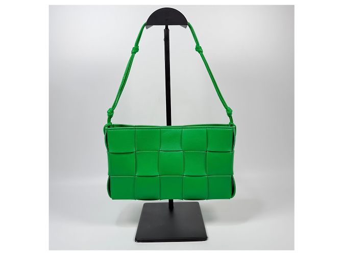 Bottega Veneta Borsa a Spalla Intrecciato Cassette Argento - vista 3