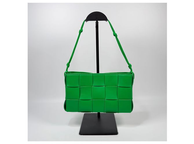 Bottega Veneta Borsa a Spalla Intrecciato Cassette Argento - vista 4
