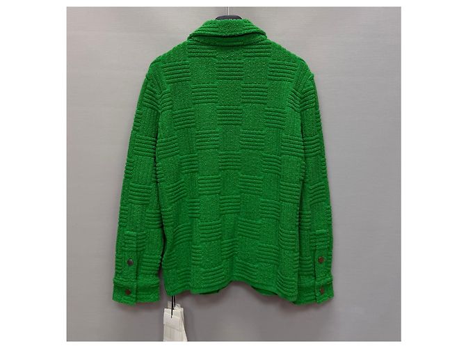 Bottega Veneta Intrecciato Terry-Jacquard-Jacke Grün - Ansicht 5