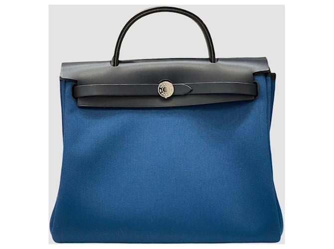 Hermès Erbek PM Navy stamp Blau - Ansicht 2