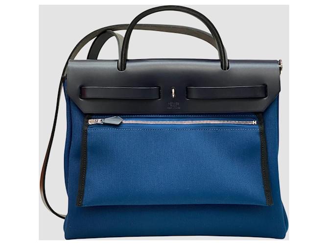 Hermès Erbek PM Navy stamp Blau - Ansicht 9
