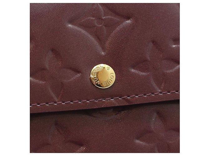 Louis Vuitton Cartera Long Sarah Monogram Vernis Púrpura - vista 6
