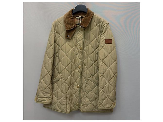 Burberry Steppjacke mit Diamantmuster Golden - Ansicht 4