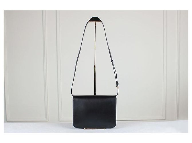 Burberry Borsa a tracolla TB Logo in pelle di vitello oro - vista 9