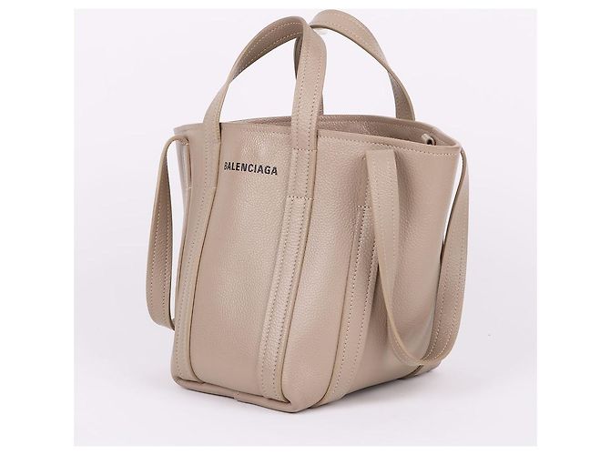 Balenciaga Borsa a Spalla Everyday XS Beige Marrone - vista 2