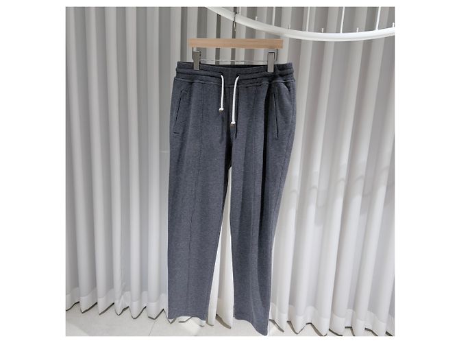 Brunello Cucinelli Baumwoll-Chino-Hose Grau Trainingshose Braun - Ansicht 4