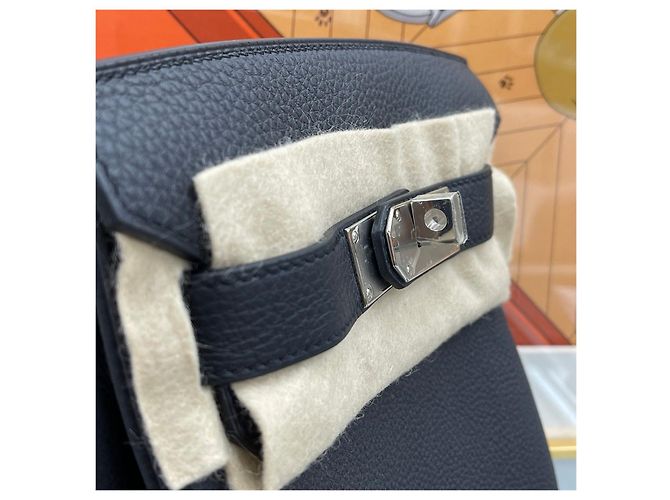 Hermès Kelly Hackado PM Black Silver Stamp Nero - vista 4