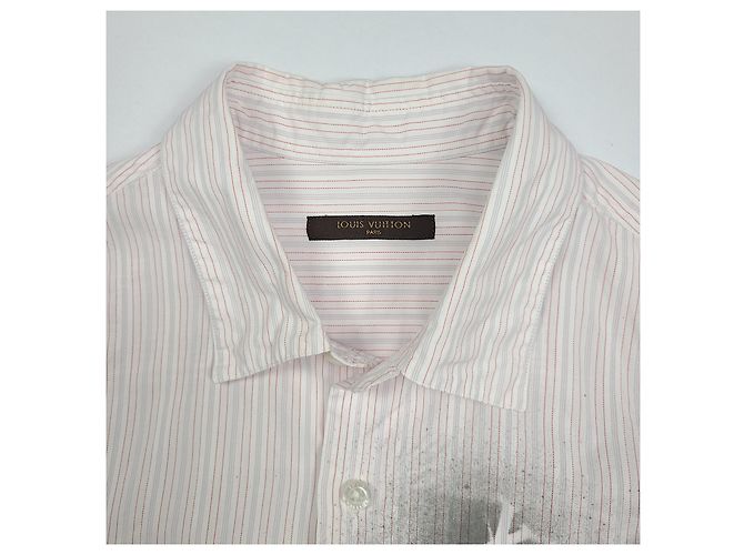 Louis Vuitton Kurzarmhemd mit Spray-Monogramm-Print Silber - Ansicht 5
