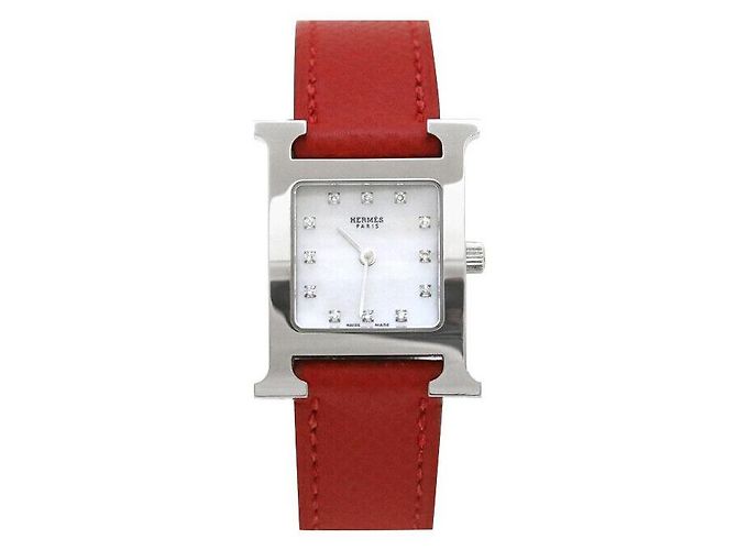 Hermès Acero, Nácar, Diamante Roja - vista 8