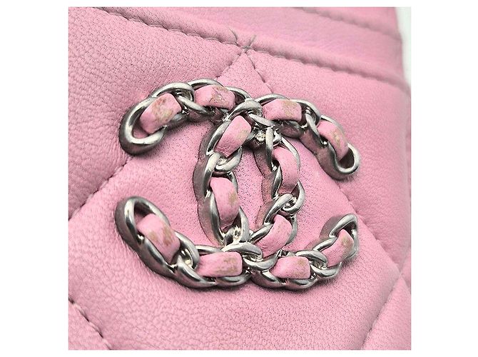 Chanel 19 Chanel Münz- und Kartenetui Pink - Ansicht 7