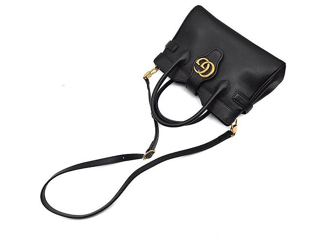 Gucci Borsa a mano e a tracolla GG Marmont Small Nero - vista 4