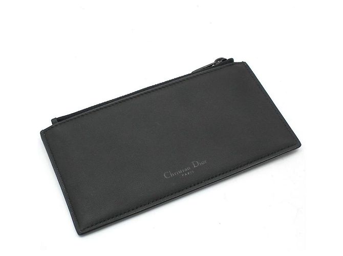 Dior Borsa a tracolla WOC Saddle in pelle nera opaca Nero - vista 10