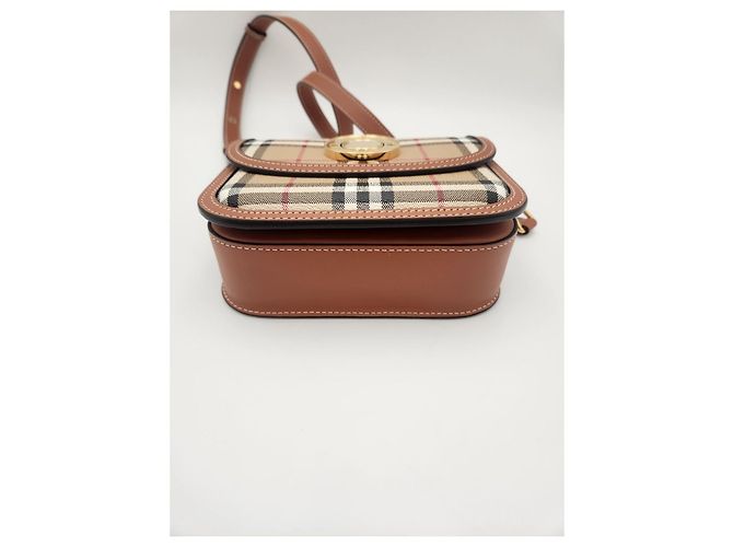 Burberry Borsa a tracolla Elizabeth Check Crossbody Bag Multicolore - vista 10
