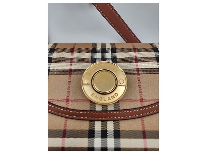 Burberry Borsa a tracolla Elizabeth Check Crossbody Bag Multicolore - vista 12